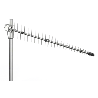 Poynting A-LPDA-0092 silberne LTE/GSM-Yagi-Antenne mit 11 dBi an Mast montiert für LoRa Helium mit SMA-Stecker und 7m Kabel. Poynting A-LPDA-0092 silberne LTE/GSM-Yagi-Antenne mit 11 dBi an Mast montiert für LoRa Helium mit SMA-Stecker und 7m Kabel.
