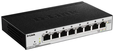 D-Link DGS-1100-08P 8-Port PoE Gigabit Smart Switch
