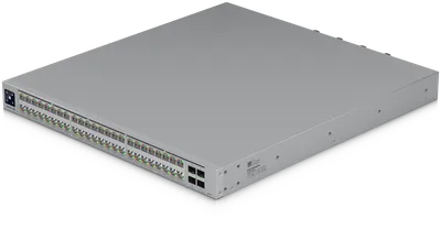 Ubiquiti Switch full managed Layer3 52 Port • Stacking • 32x 10GbE • 16x 2,5GbE • PoE Budget 950W • 48x PoE bt • 4x SFP28 • 19" • UniFi • ECS-48S-PoE Ubiquiti Switch full managed Layer3 52 Port • Stacking • 32x 10GbE • 16x 2,5GbE • PoE Budget 950W • 48x PoE bt • 4x SFP28 • 19" • UniFi • ECS-48S-PoE