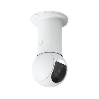 UniFi 9µ/125 Simplex SC/UPC an SC/APC LWL Patchkabel neben weißer UniFi Kuppelkamera mit zylindrischer Halterung und UniFi 9µ/125 Simplex SC/UPC an SC/APC LWL Patchkabel neben weißer UniFi Kuppelkamera mit zylindrischer Halterung und