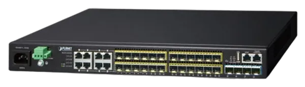 PLANET L3 24-Port 100/1000X SFP with 4 Optional 10G slots