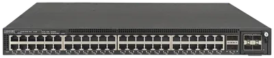 RUCKUS Networks switch completamente gestito layer3 50 porte • 48x 1 gbe • 48x poe at • 2x qsfp+ • slot modulare opzionale • 19" • icx7550-48
