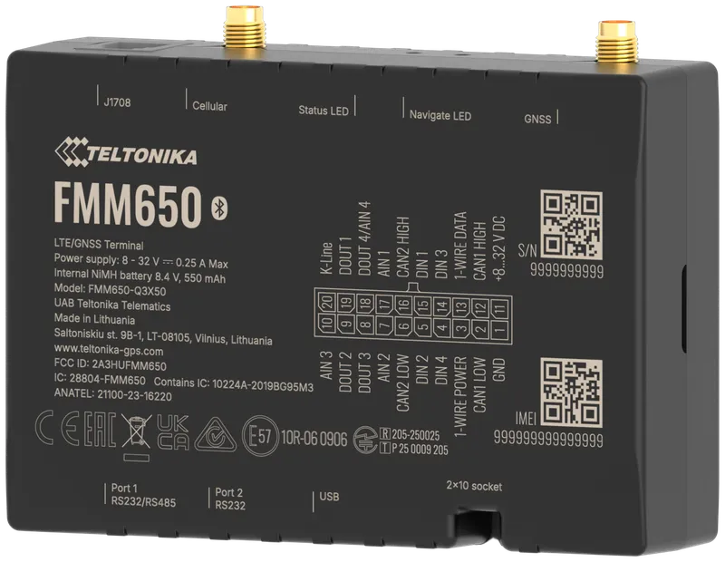 Teltonika FMM650 LTE GPS-трекер для транспортных средств