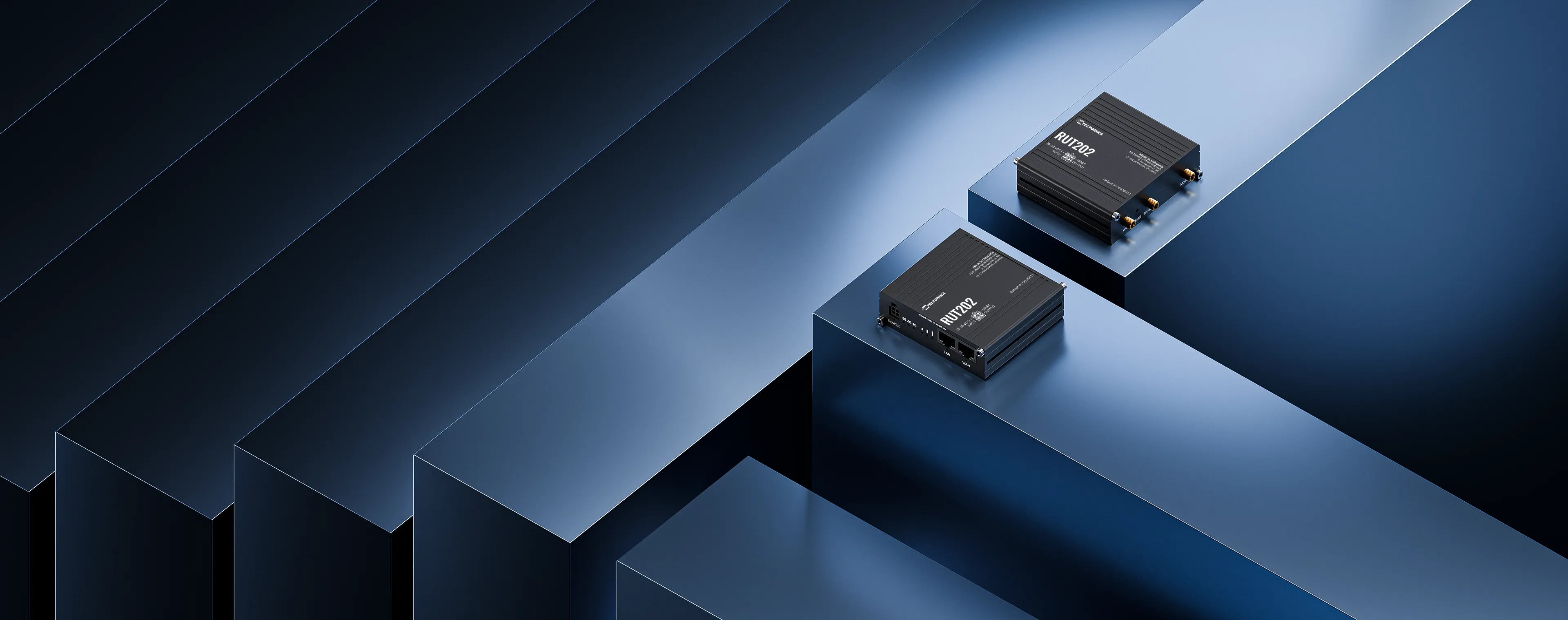 Teltonika · Router · RUT202 · Kompakter industrieller Dual-SIM-Router Teltonika · Router · RUT202 · Kompakter industrieller Dual-SIM-Router