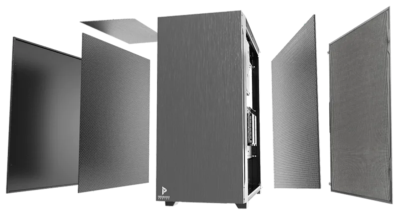 Antec Geh Mid  P10C (damped)   ATX/M-ATX/M-ITX o.N.       BK retail