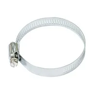 Edelstahl-Schlauchschelle mit Schraubverschluss und geriffeltem Band zur Montage des wAP LoRa9G Kits