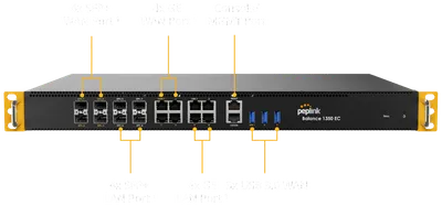 Balance 1350 EC Enterprise Multi-WAN-Router mit 8 GE- und 8 SFP-Ports