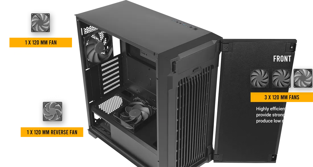 Antec Geh Mid FLUX E-ATX/ATX/M-ATX/ITX o.N. WH retail Antec Geh Mid FLUX E-ATX/ATX/M-ATX/ITX o.N. WH retail
