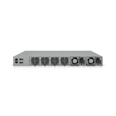 Ubiquiti UniFi ECS-24S-PoE Layer3-Switch mit 28 Ports, 1050W PoE-Budget, 19-Zoll-Rackmontage, silbernes Gehäuse mit Ubiquiti UniFi ECS-24S-PoE Layer3-Switch mit 28 Ports, 1050W PoE-Budget, 19-Zoll-Rackmontage, silbernes Gehäuse mit