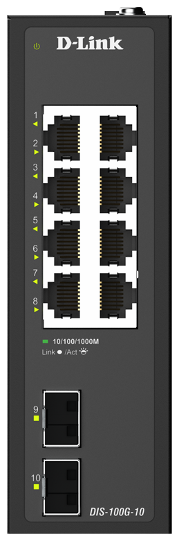 D-Link DIS-100G-10 Switch Gigabit Industrial 10 Puertos