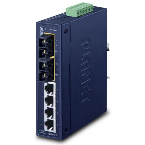 PLANET 4+2 100FX Port Single mode Industrial Ethernet PLANET 4+2 100FX Port Single mode Industrial Ethernet
