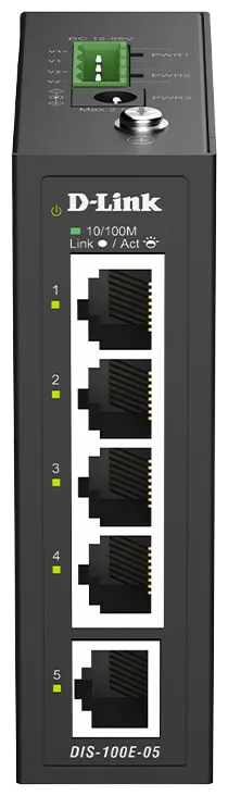 D-Link DIS-100E-05 Commutateur Industriel Fast Ethernet