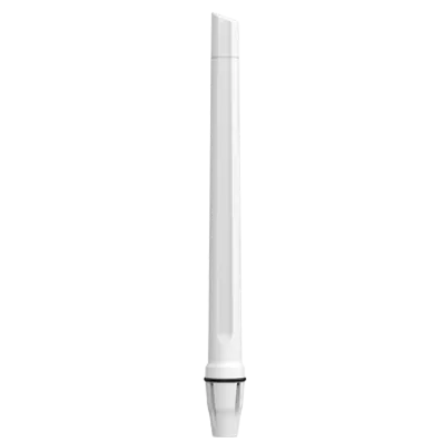 Poynting 5G/LTE-Marineantenne A-OMNI-0493-V1-01 weiß mit N-Type (F)-Anschluss, schlanke vertikale Antenne mit abgeschrägter