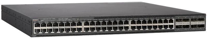 commutateur RUCKUS Networks entièrement géré couche 3 56 ports • 48x 10 gbe • 8x qsfp28 • 5x ventilateurs • 19" • icx750-48c-e2 • 2x alimentations CA