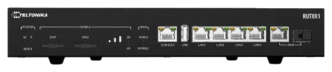 Teltonika RUTXR1 Enterprise-Rack-Router mit SFP- und LTE-Konnektivität Teltonika RUTXR1 Enterprise-Rack-Router mit SFP- und LTE-Konnektivität