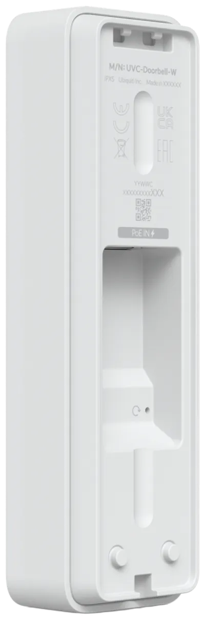 Ubiquiti UniFi Protect Doorbell Lite • Video • 5MP • max. 24 FPS • IPX5 • PoE af • black • UVC-Doorbell-Lite-B