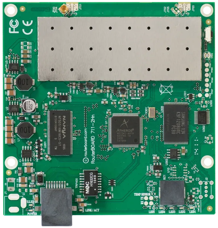 RouterBOARD 711 with 400Mhz Atheros CPU, 32MB RAM