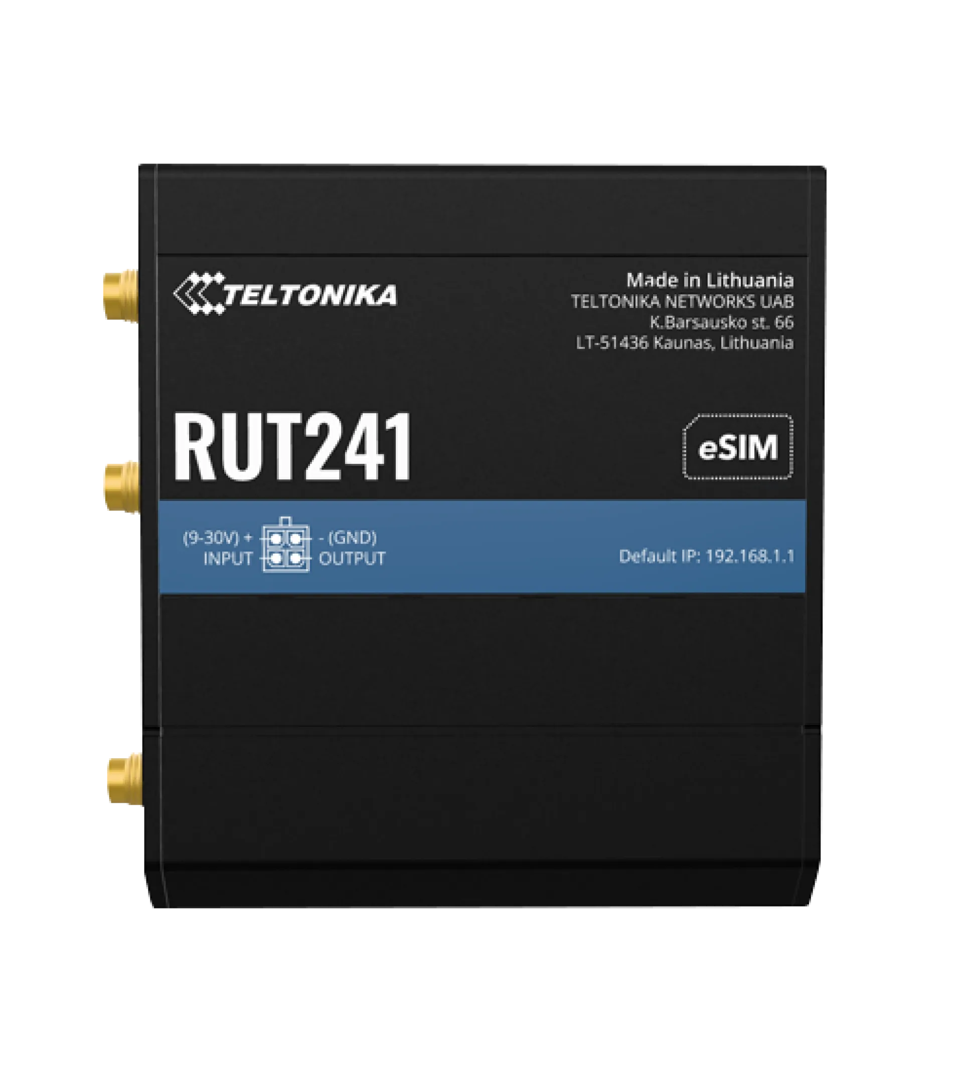 Teltonika RUT241 eSIM Industrial Router (EMEA) Teltonika RUT241 eSIM Industrial Router (EMEA)