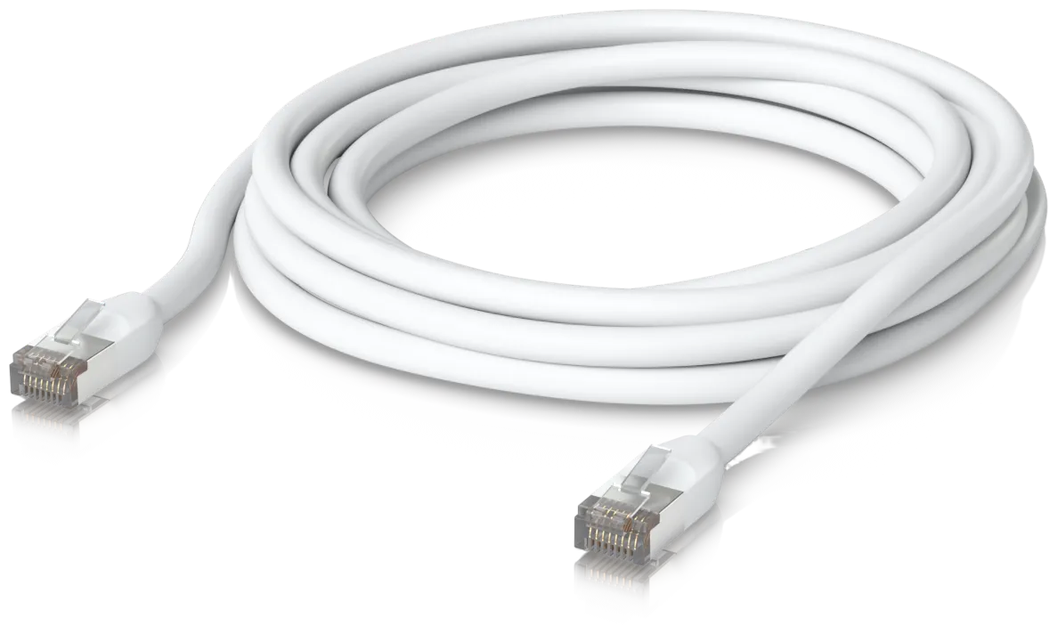 Ubiquiti UniFi Outdoor-Patchkabel 1 m weiß, Kategorie 5e STP Ubiquiti UniFi Outdoor-Patchkabel 1 m weiß, Kategorie 5e STP