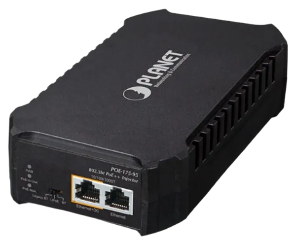 PLANET One-Port 10/100/1000Mbps PoE++ Injector (95 W)