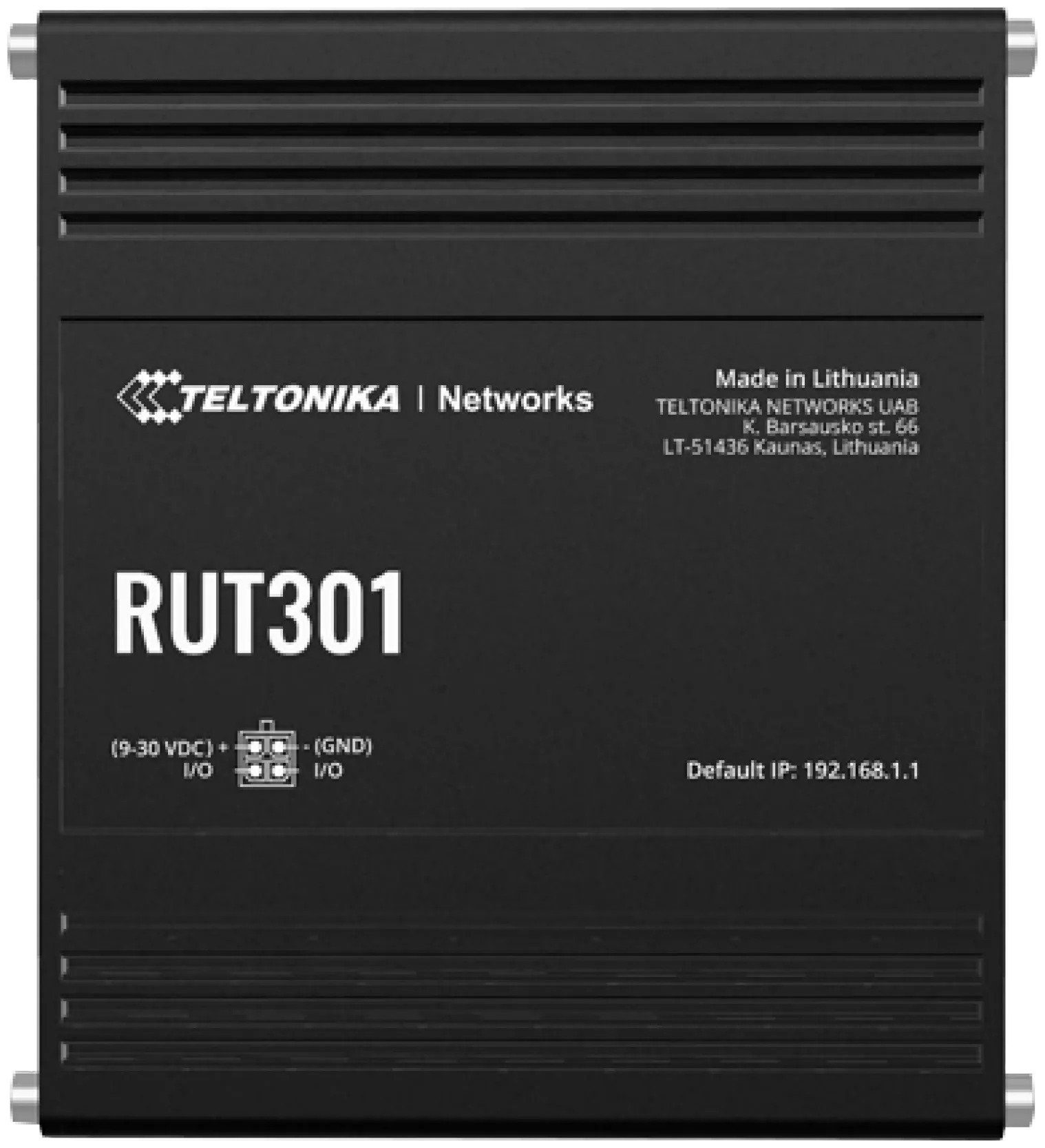 Teltonika RUT301 Industrieller Ethernet-Router mit 5 Ports Teltonika RUT301 Industrieller Ethernet-Router mit 5 Ports