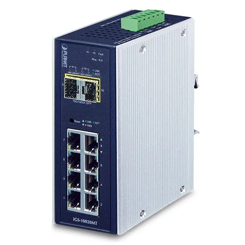 PLANET Industrial 16-Port 10/100/1000T + 4 100/1000X SFP PLANET Industrial 16-Port 10/100/1000T + 4 100/1000X SFP