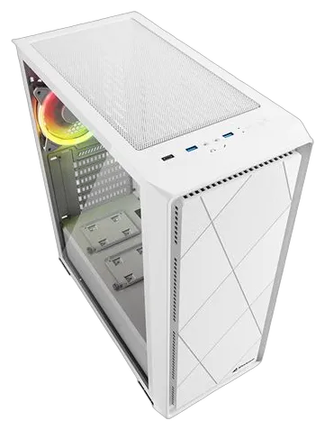 Sharkoon Gehäuse VS8         RGB    ATX       1xGlas weiß