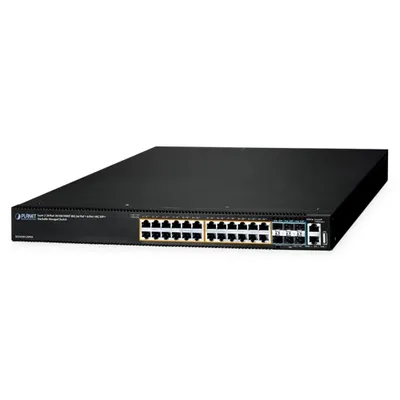 Controlador de gestión energética renovable Planet NMS-360 para 512 nodos con 24 puertos RJ45, SFP y consola en rack frontal. Controlador de gestión energética renovable Planet NMS-360 para 512 nodos con 24 puertos RJ45, SFP y consola en rack frontal.