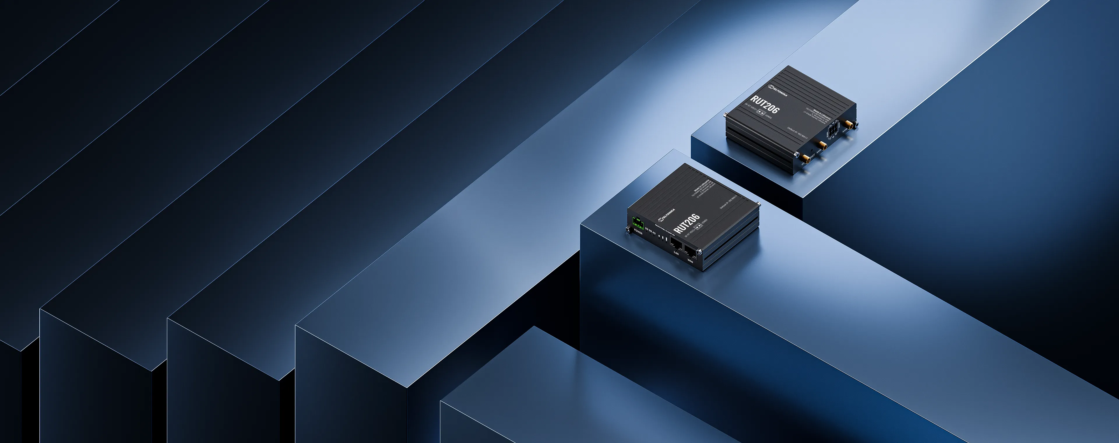 Teltonika RUT206 Industrie-LTE-Router mit RS232/485 und PoE Teltonika RUT206 Industrie-LTE-Router mit RS232/485 und PoE