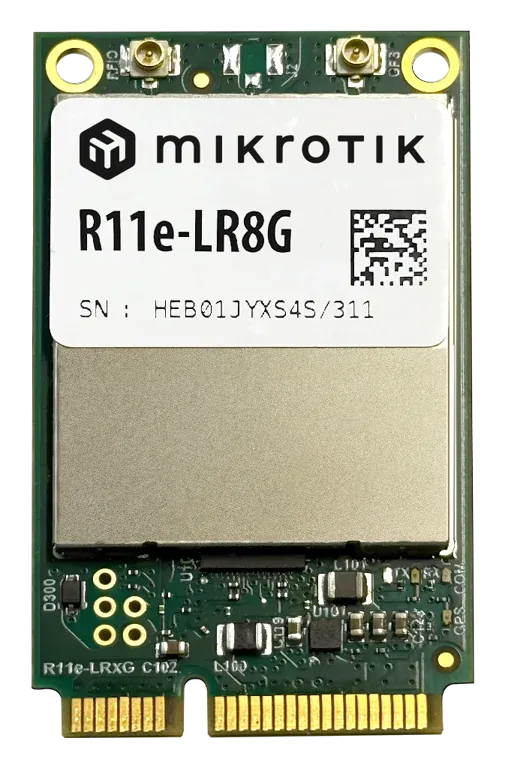 MikroTik LoRa miniPCI-e card for 863-870 MHz frequency (European Union, India etc)