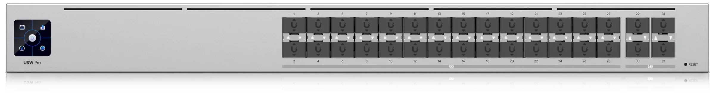 Ubiquiti UniFi Switch Pro-Aggregation (4*25Gbps/28*10Gbps) Ubiquiti UniFi Switch Pro-Aggregation (4*25Gbps/28*10Gbps)