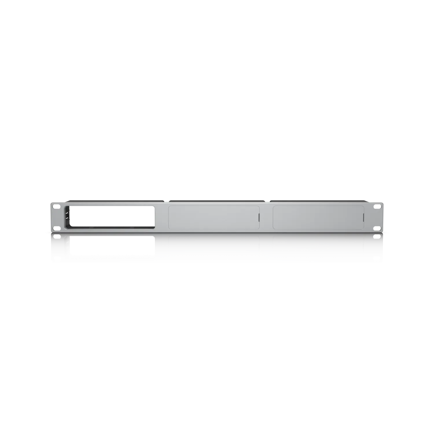 Ubiquiti AI Key Rack Mount UACC-AI-Key-RM 1U-Silber-Rackmount mit Montageohren und Einschubschlitz für Netzwerkgeräte in