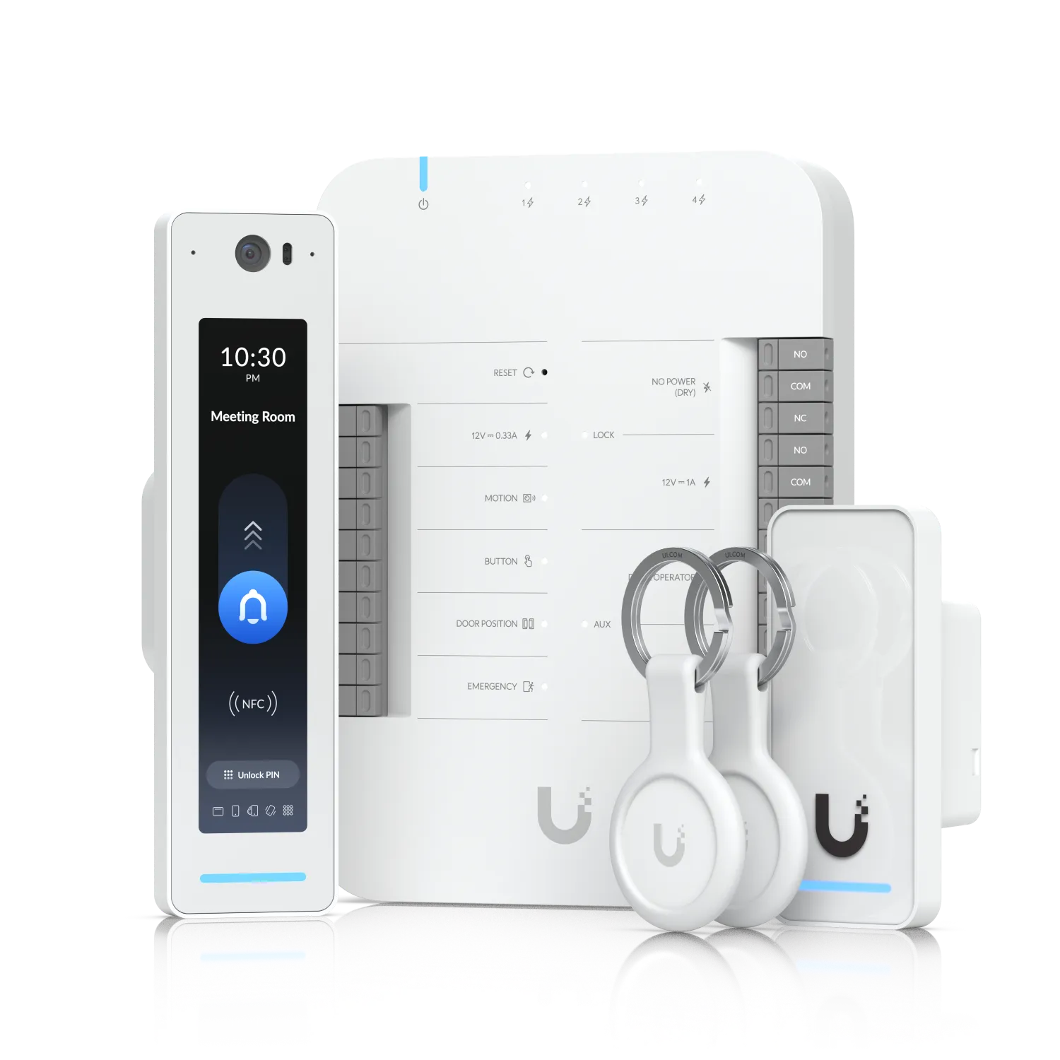 Комплект Ubiquiti Access G3 Starter Kit с видеодомофоном, контроллером, NFC-метками и считывателем карт для