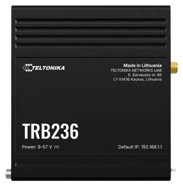 TRB236 - Industrial IoT LTE 450 IoT Gateway, LTE CAT.1 / 2G, Dual-SIM TRB236 - I