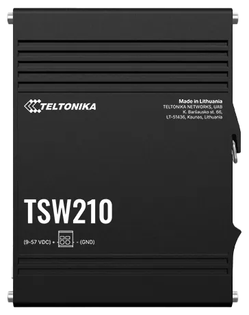 Teltonika TSW210 Industrial Gigabit Switch 2x SFP
