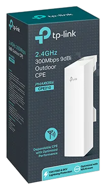 TP-Link CPE210 300 Mbit/s Blanco Energía sobre Ethernet (PoE) TP-Link CPE210 300 Mbit/s Blanco Energía sobre Ethernet (PoE)