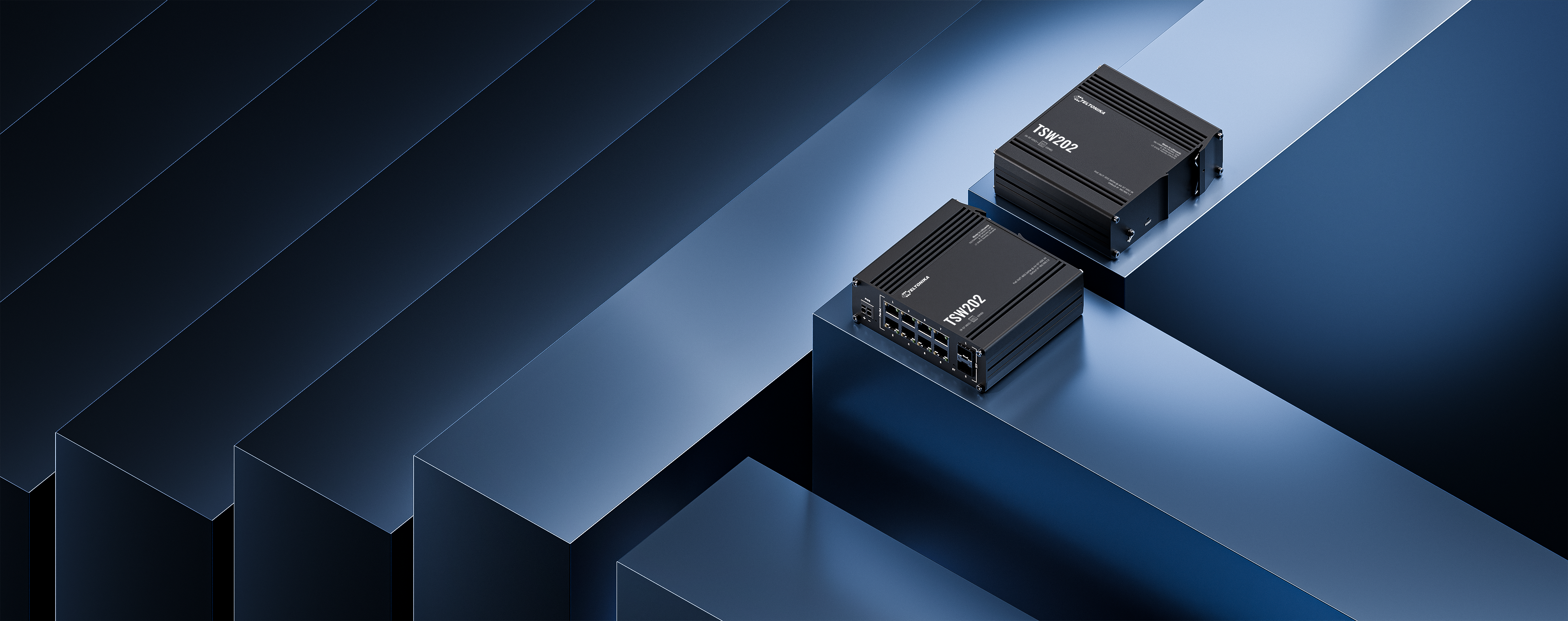TELTONIKA NETWORKS TSW202 Managed Layer 2/3 PoE+ SFP Profinet Class B Ethernet Switch
