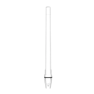 Poynting A-OMNI-0494-V1-01 weiße 4x4 Marine-Wi-Fi/5G-Omniantenne 2,4/5 GHz 9,8 dBi auf grauem Untergrund vor schwarzem Poynting A-OMNI-0494-V1-01 weiße 4x4 Marine-Wi-Fi/5G-Omniantenne 2,4/5 GHz 9,8 dBi auf grauem Untergrund vor schwarzem