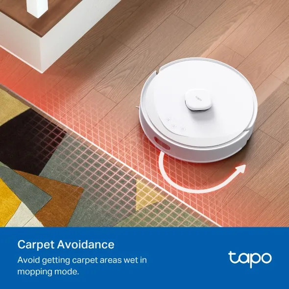 TP-Link Tapo RV30 Max Plus weiß 5300Pa Saugrob. m. Wischfunkt.