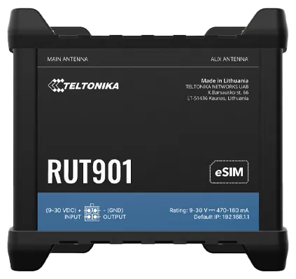 Teltonika RUT901 LTE Cat 4 Dual-SIM Router mit WLAN und Failover