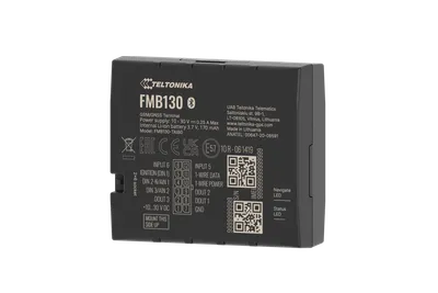 Teltonika FMB130 2G трекер для транспортных средств с GNSS, GSM, BLE 4.0 и настраиваемыми входами