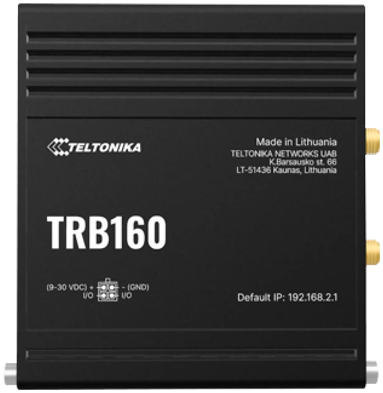Teltonika TRB160 industrielles LTE CAT6 Gateway mit RJ45 und USB-C
