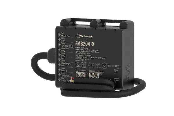 TELTONIKA TELEMATICS FMB204 2G Tracker IP67 1.8 Ah