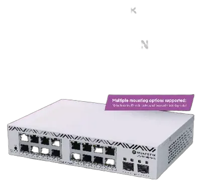 Mikrotik Zubehör 10" Dual Rack mount kit for CSS318-16G-2S+IN