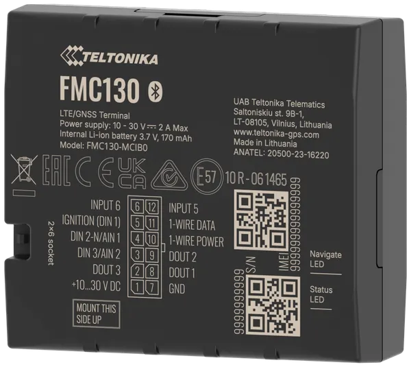 TELTONIKA TELEMATICS FMC130 4G LTE Cat 1 EMEA MEIG Tracker