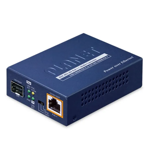 PLANET Mediakonverter SFP to GE PoE++ (95W) GUP-805A-95W
