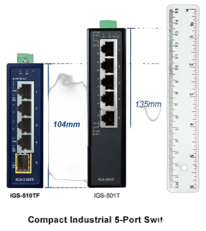 PLANET Industrial 4-Port GE Switch + Port 100/1000X SFP PLANET Industrial 4-Port GE Switch + Port 100/1000X SFP