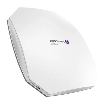 Punto de acceso inalámbrico OmniAccess Stellar AP1331-RW de Alcatel-Lucent Enterprise en vista angular mostrando su diseño Punto de acceso inalámbrico OmniAccess Stellar AP1331-RW de Alcatel-Lucent Enterprise en vista angular mostrando su diseño