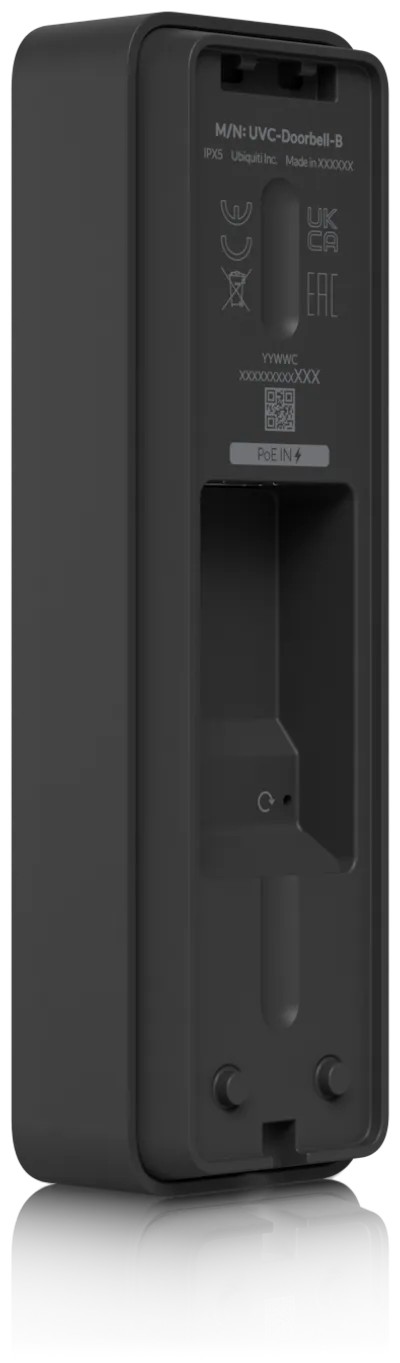 Ubiquiti UniFi Protect Doorbell Lite • Video • 5MP • max. 24 FPS • IPX5 • PoE af • black • UVC-Doorbell-Lite-B