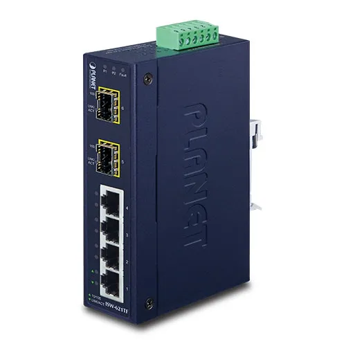 PLANET 5-Port 10/100TX Industrial Fast Ethernet Switch PLANET 5-Port 10/100TX Industrial Fast Ethernet Switch